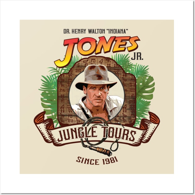 Dr. Jones Jungle Tours Wall Art by Alema Art